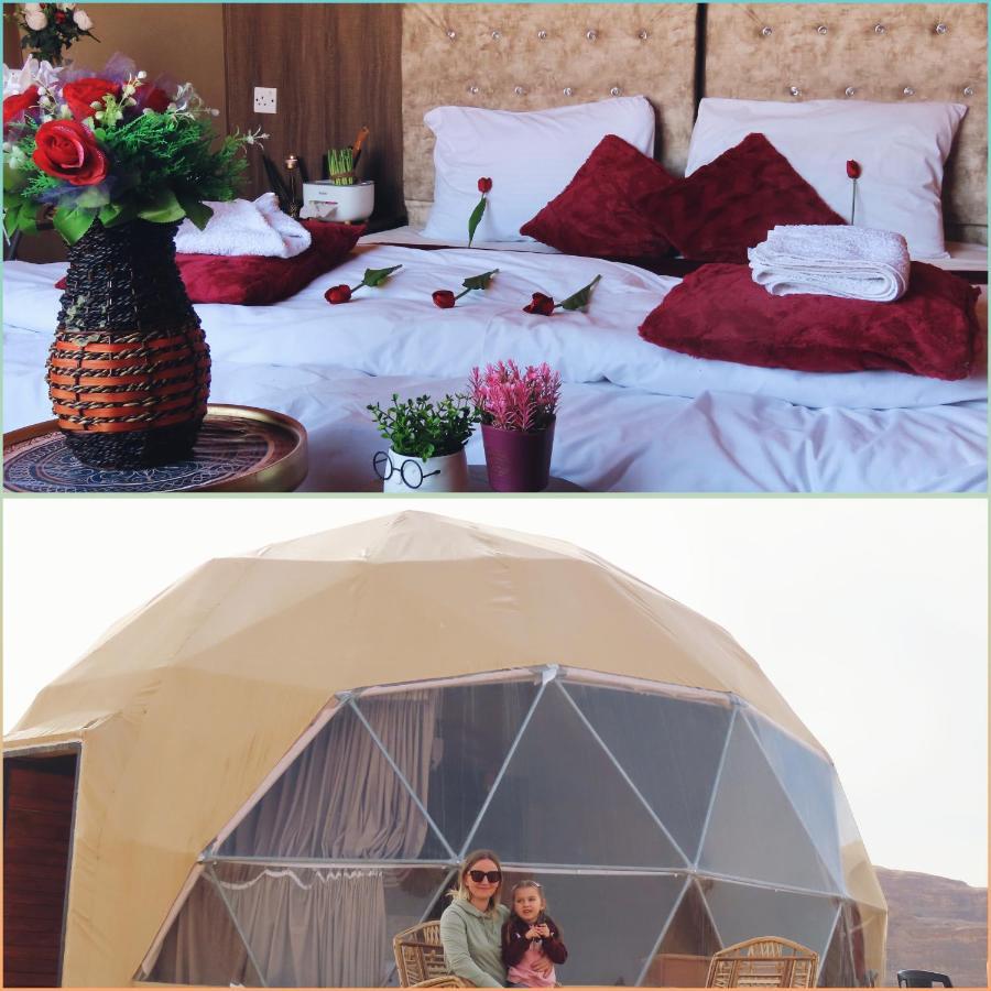 Rum Warm Bubble Camp Hotel Wadi Rum Bagian luar foto