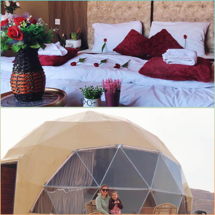 Rum Warm Bubble Camp Wadi Rum Bagian luar foto
