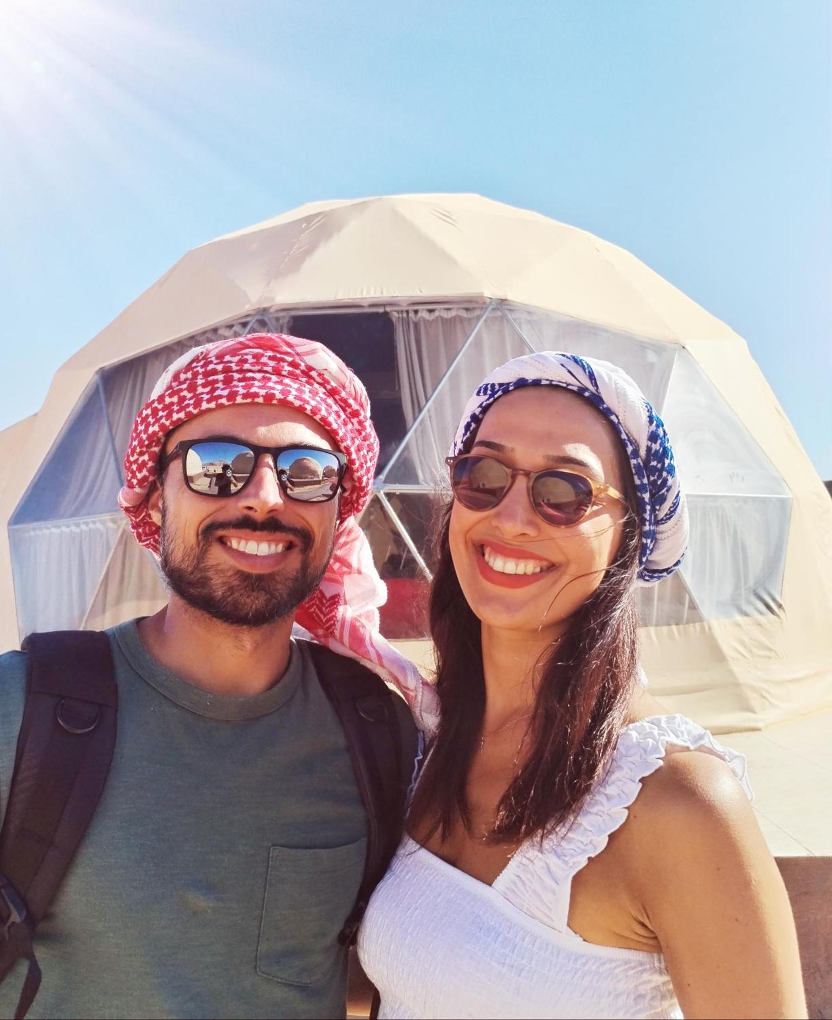 Rum Warm Bubble Camp Hotel Wadi Rum Bagian luar foto