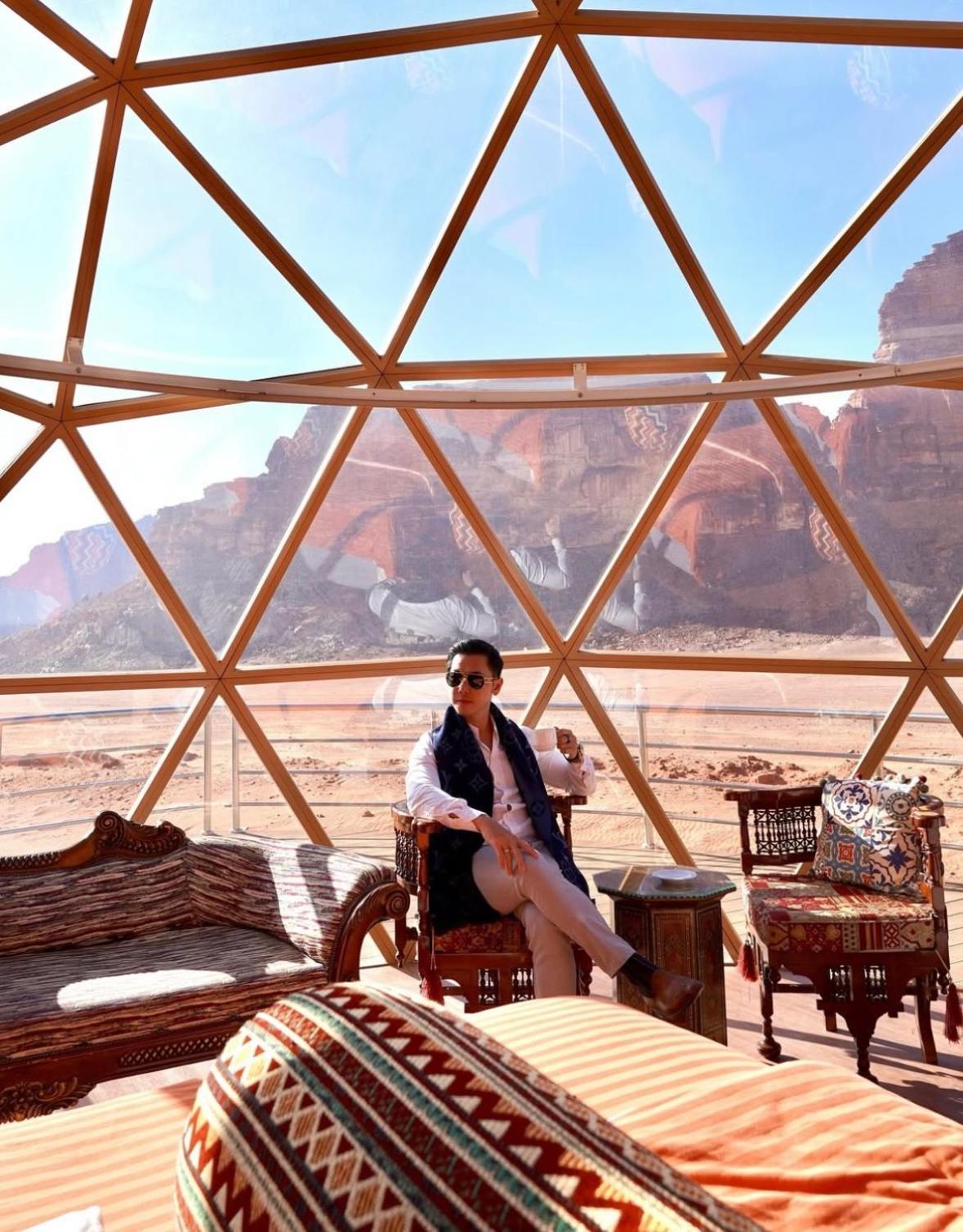 Rum Warm Bubble Camp Wadi Rum Bagian luar foto