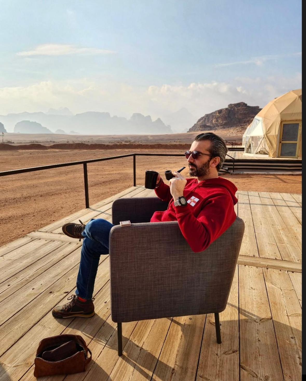 Rum Warm Bubble Camp Wadi Rum Bagian luar foto